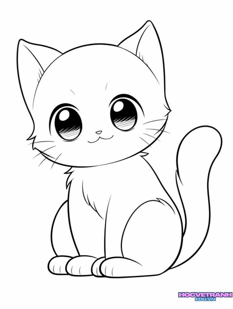 2vẽ mèo đơn giản