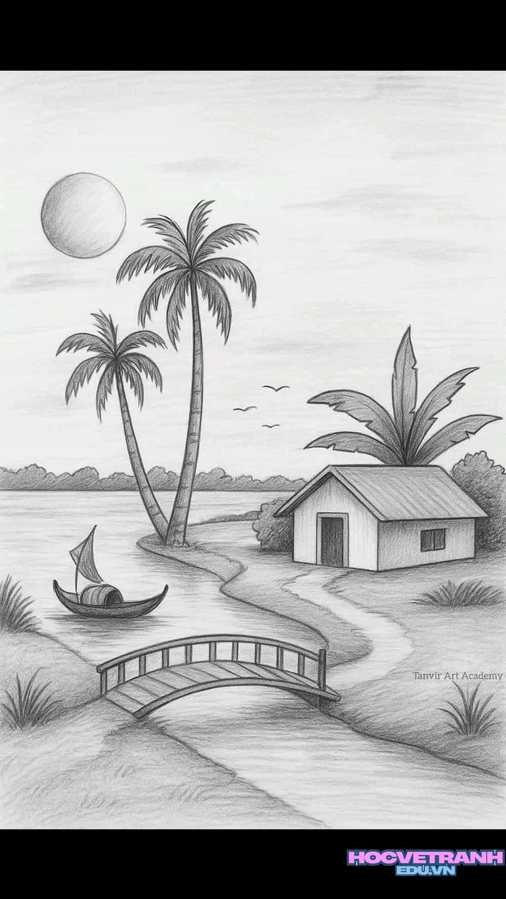 Bút chì vẽ tranh đẹp