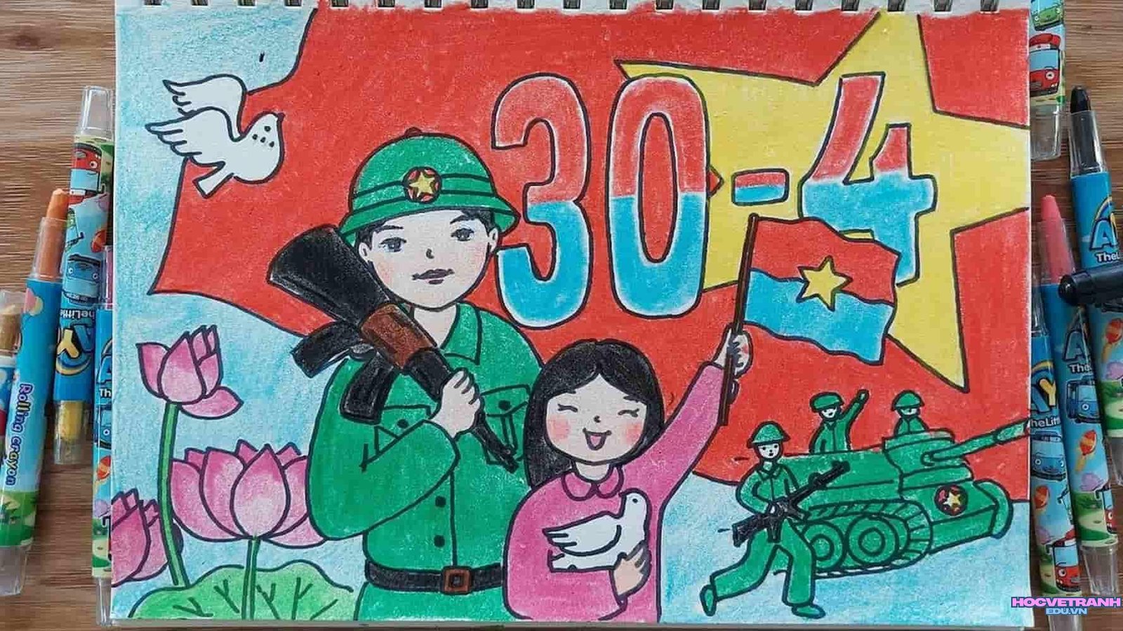 Chú bộ đội hành quân