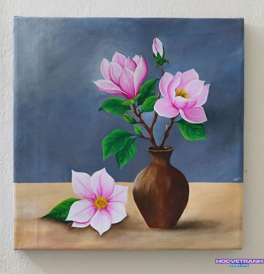 Sáng tạo tranh bình hoa