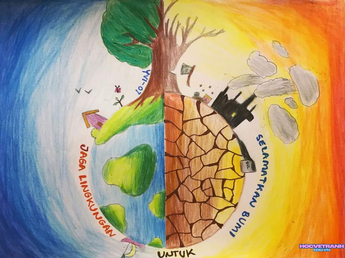 Tranh cảnh biến đổi khí