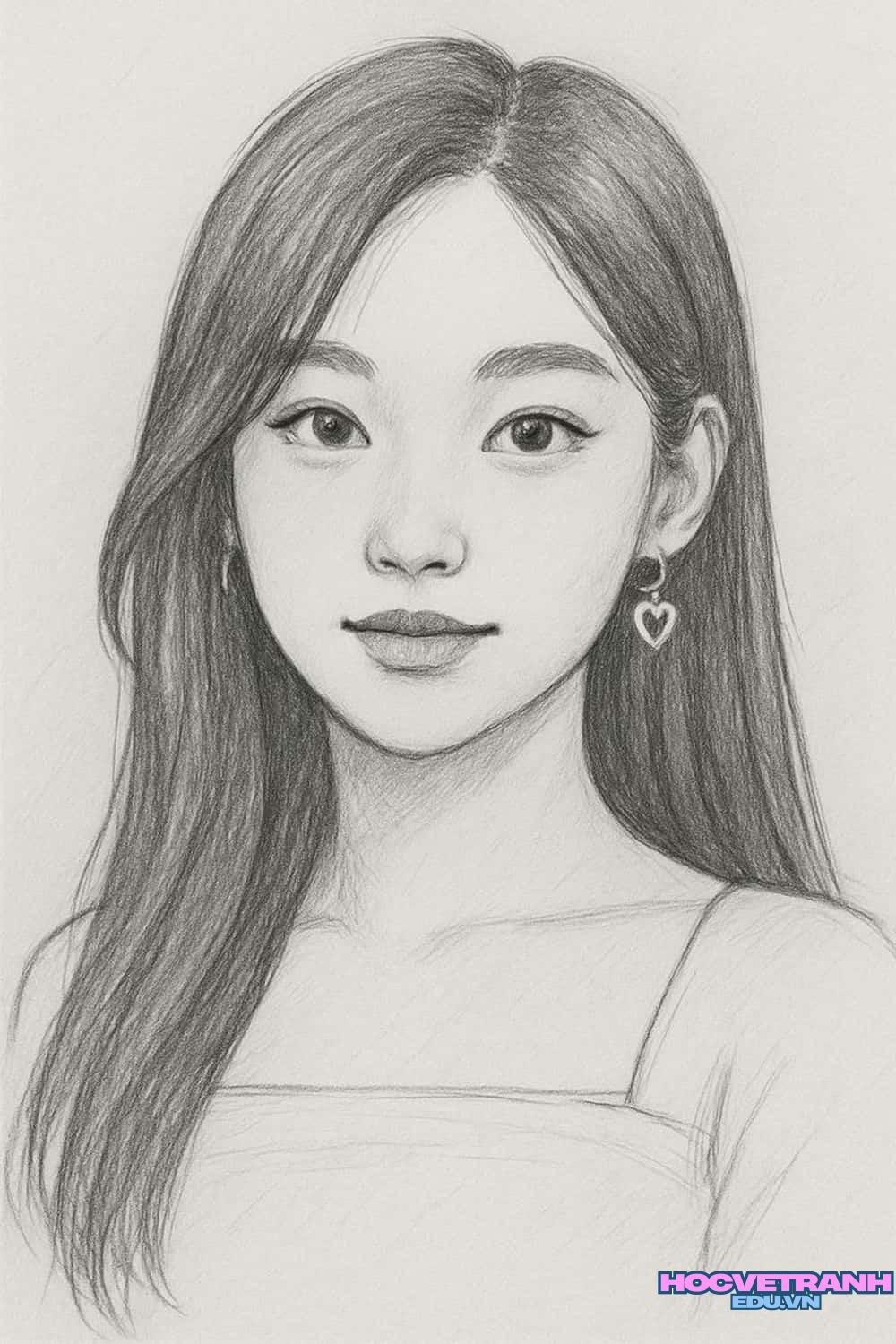 Tranh chân dung thiếu nhi