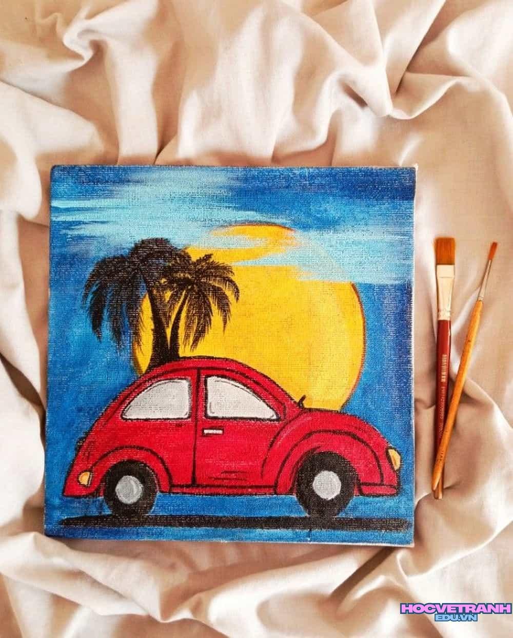Tranh ô tô sáng tạo