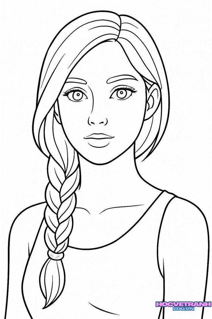 Tranh tô màu cây thông vui nhộn