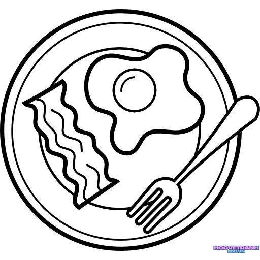 Tranh tô màu đĩa tròn đẹp