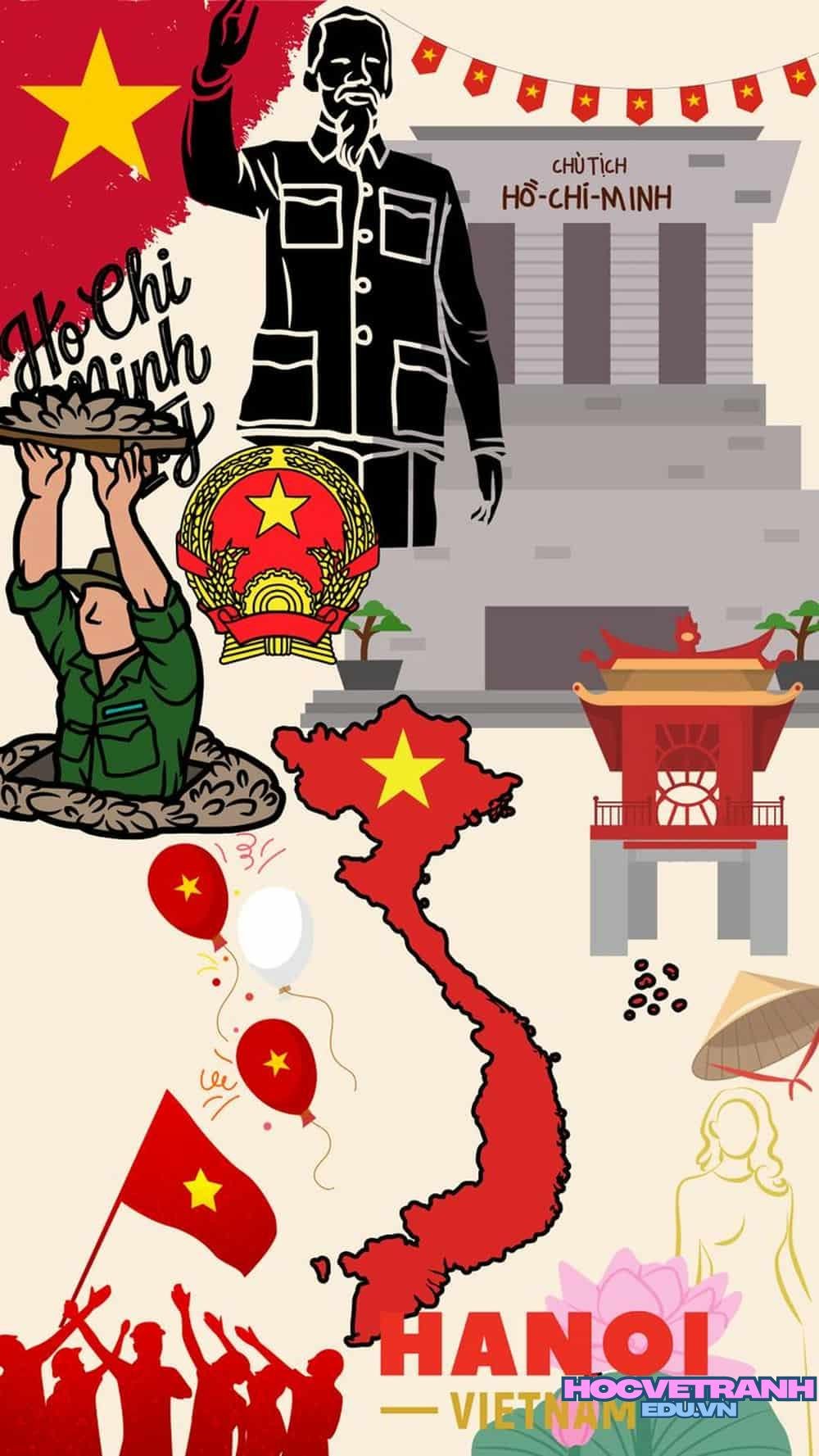 Vẽ bản đồ Việt Nam học