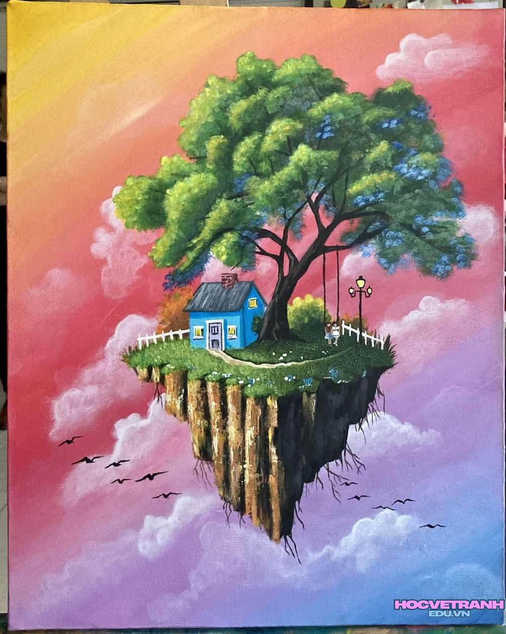 Vẽ tranh 3d động vật