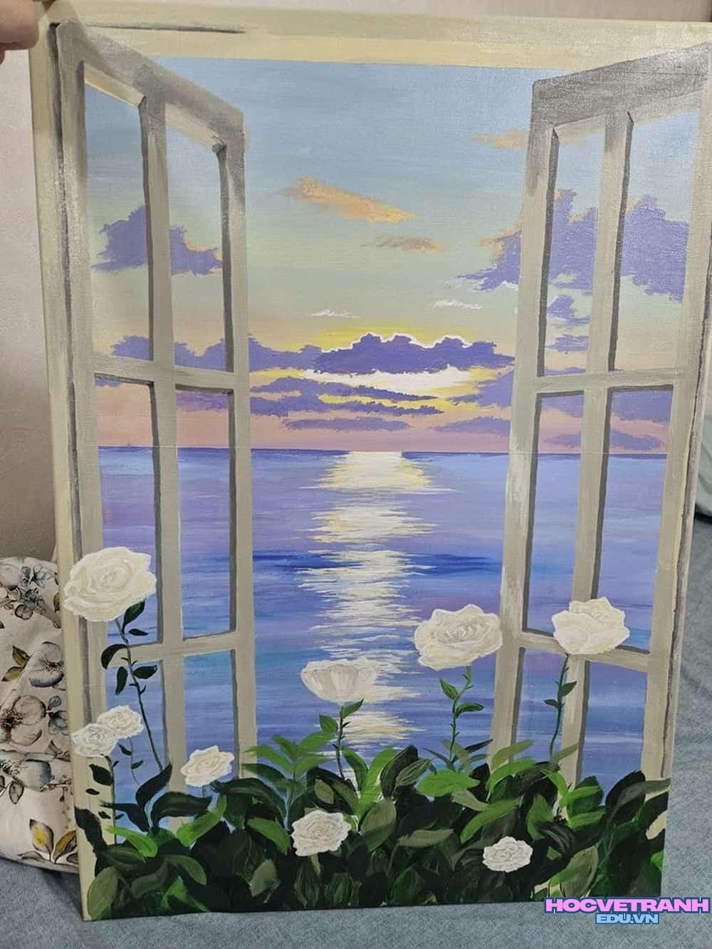 Vẽ tranh 3d thành phố