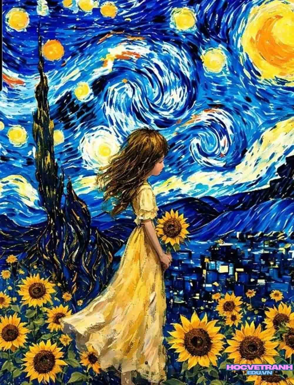 Vẽ tranh acrylic sáng tạo