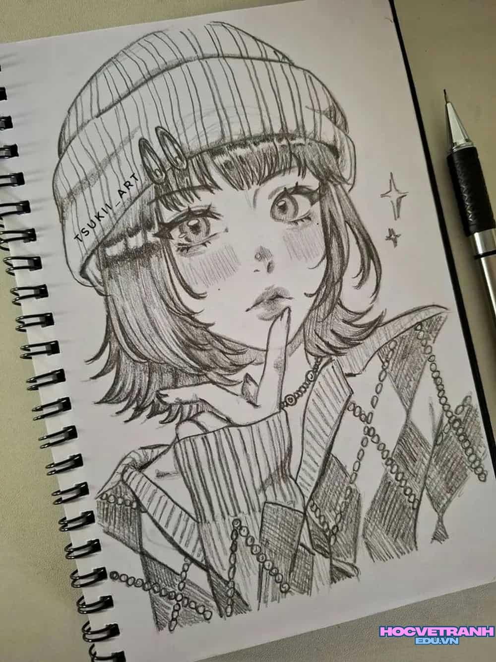 Vẽ tranh anime kiếm sĩ