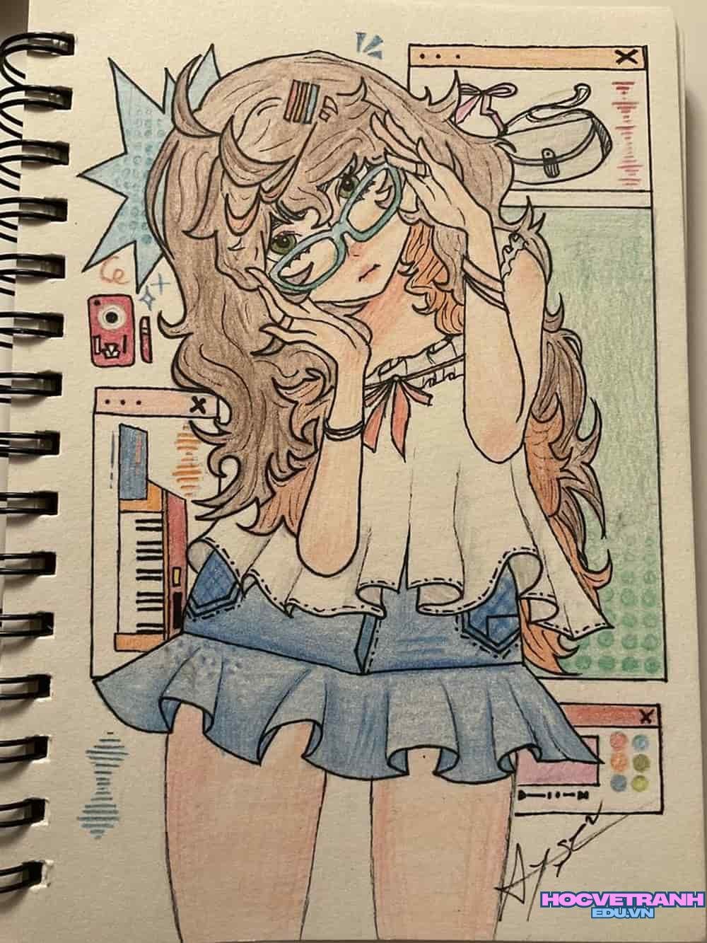 Vẽ tranh anime phép thuật