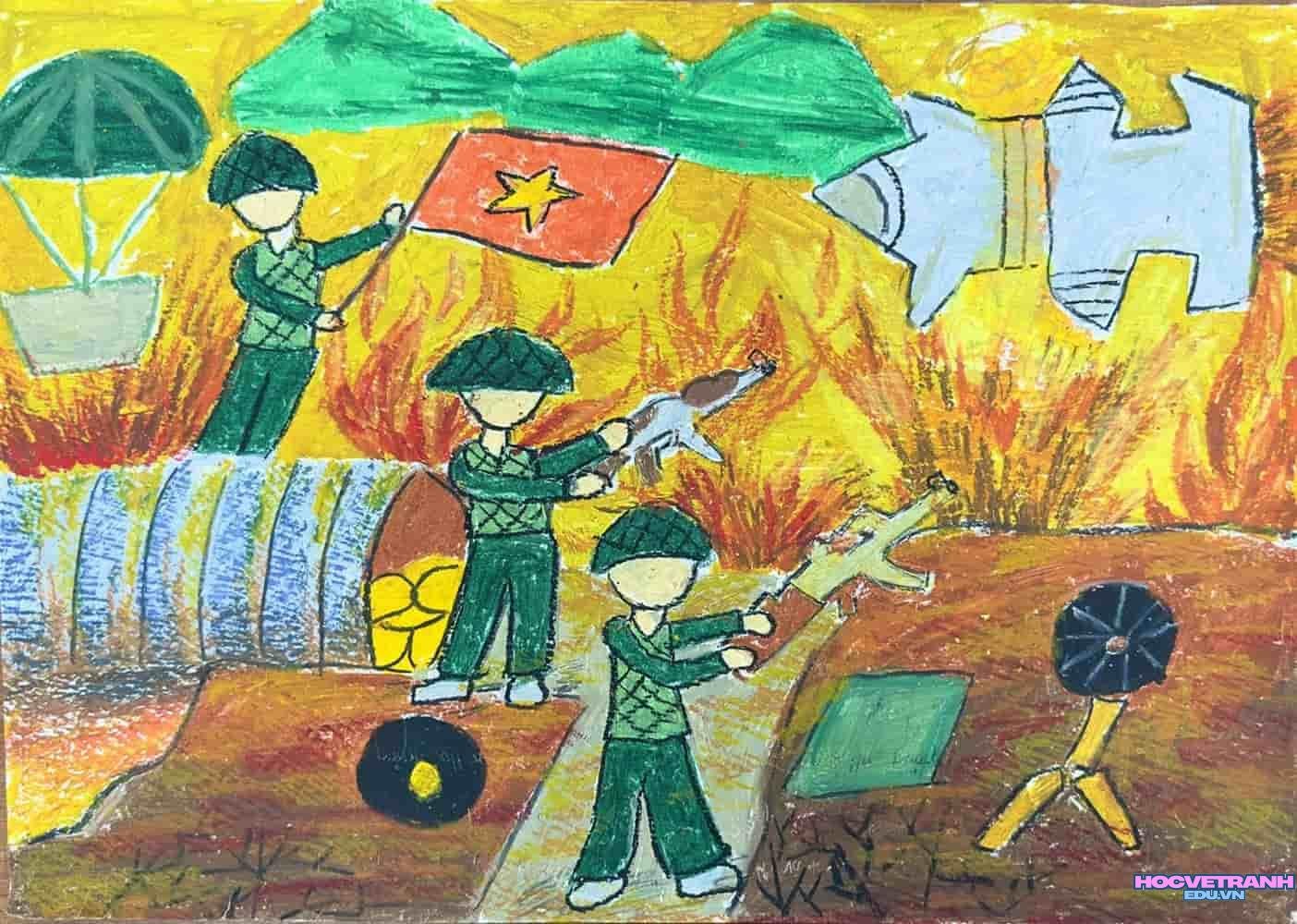 Vẽ tranh bảo vệ nước