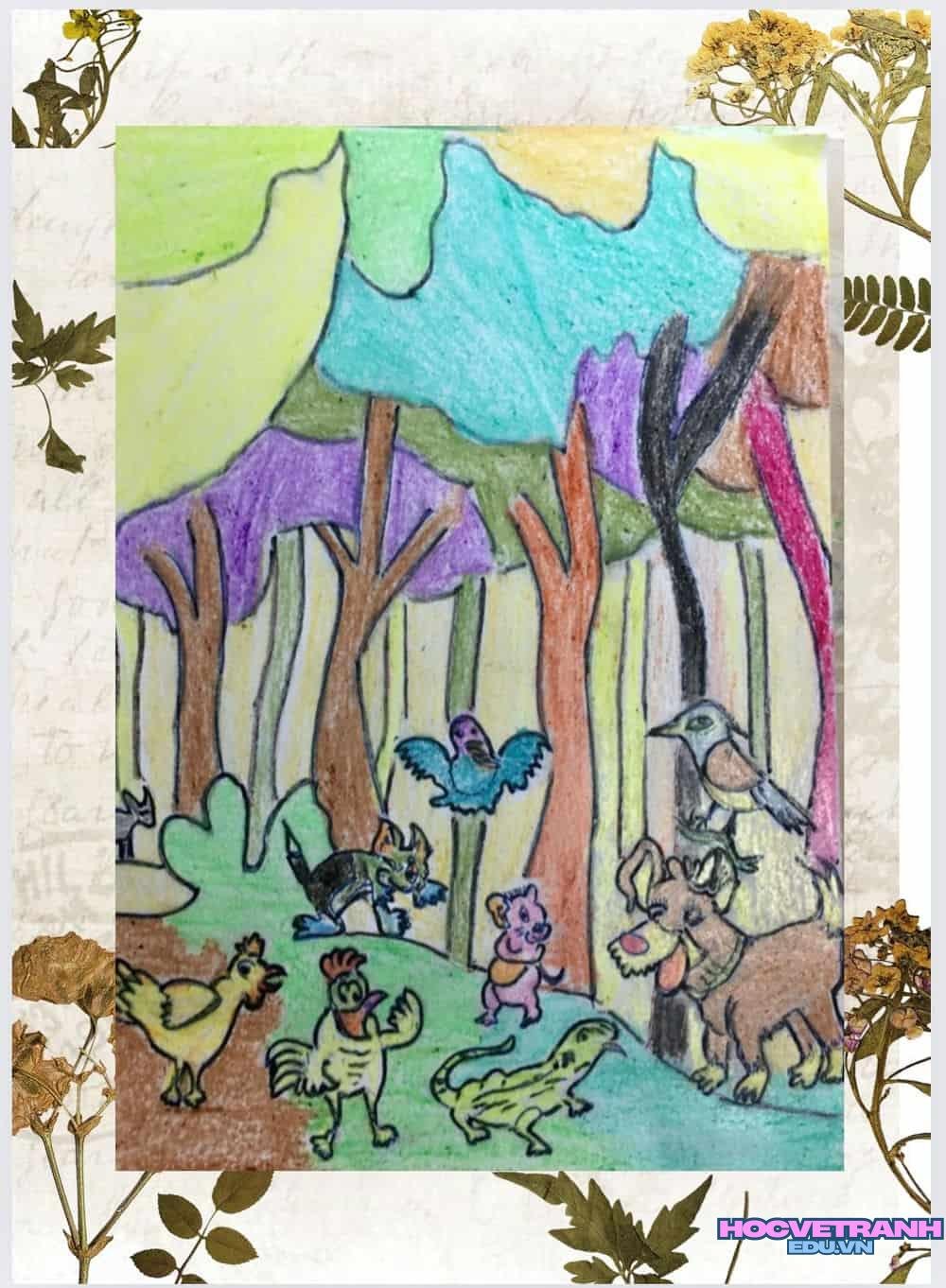 Vẽ tranh bảo vệ vật