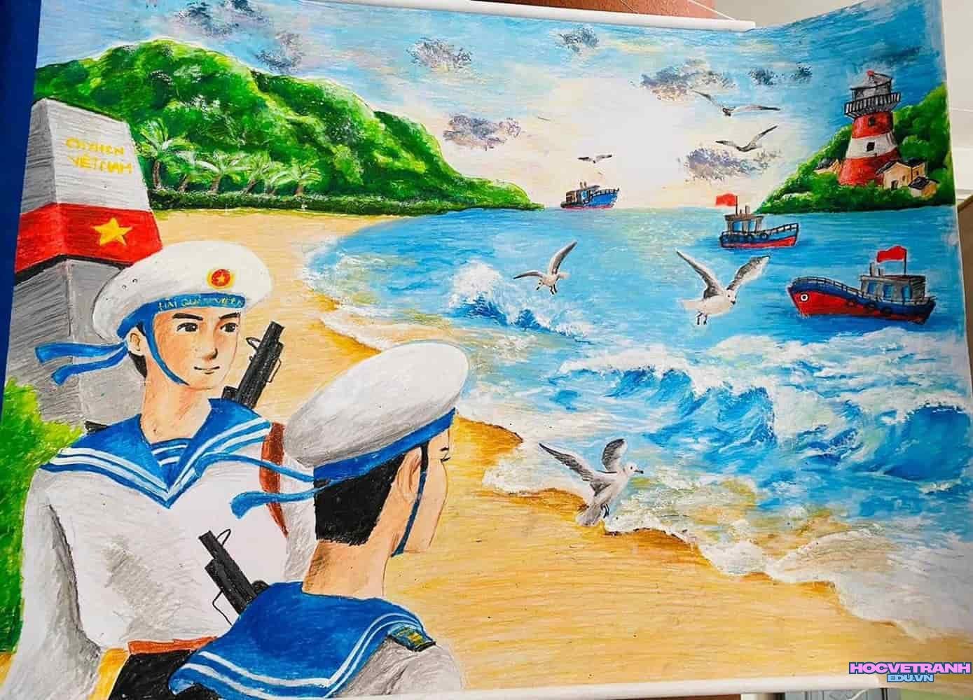 Vẽ tranh vì hòa bình