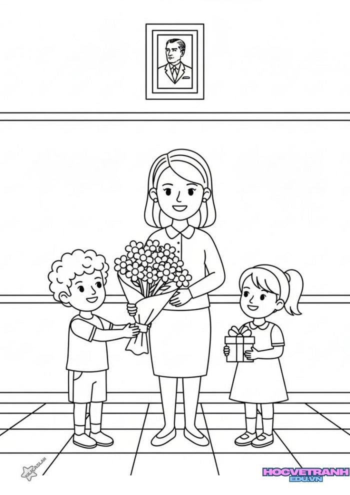 ảnh tranh tô màu 20 10 siêu xinh