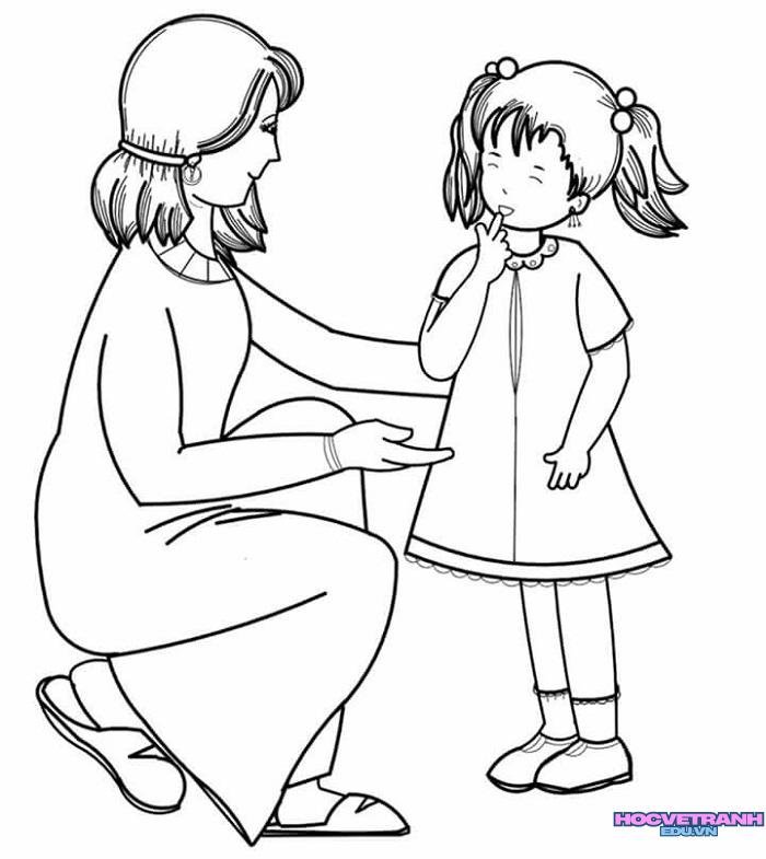 ảnh tranh tô màu 20 11 teacher day cực ý nghĩa