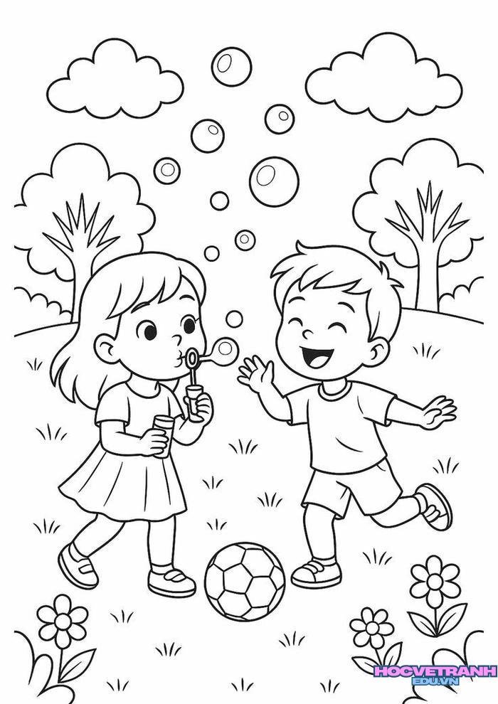 ảnh tranh tô màu bạn trai bạn gái siêu đẹp