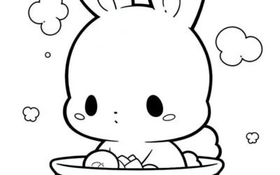 ảnh tranh tô màu chibi xinh nhất