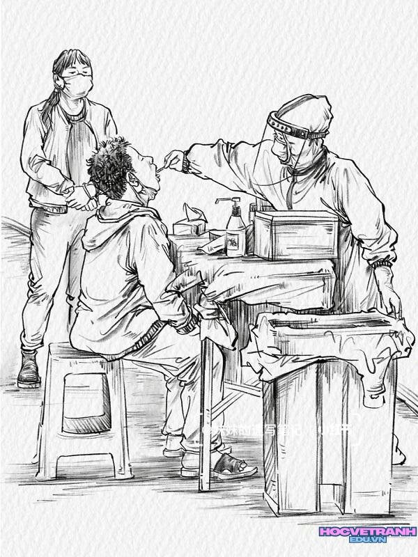 ảnh vẽ tranh cho bé