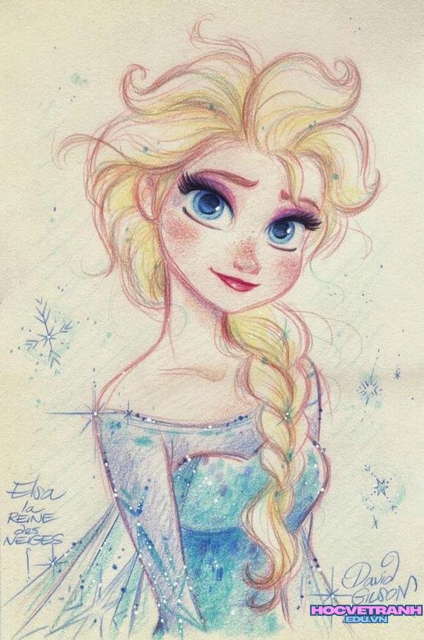 ảnh vẽ tranh công chúa