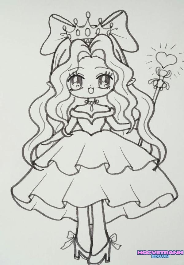 anh vẽ tranh công chúa