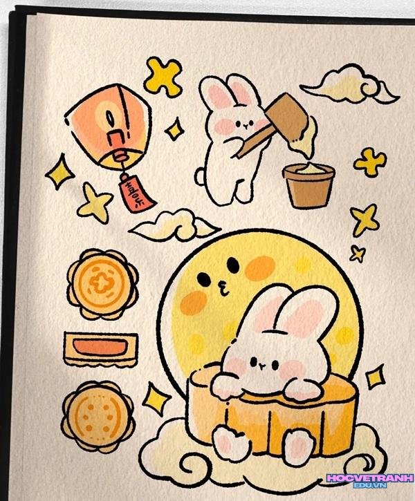 bầu trời đêm thỏ ngọc