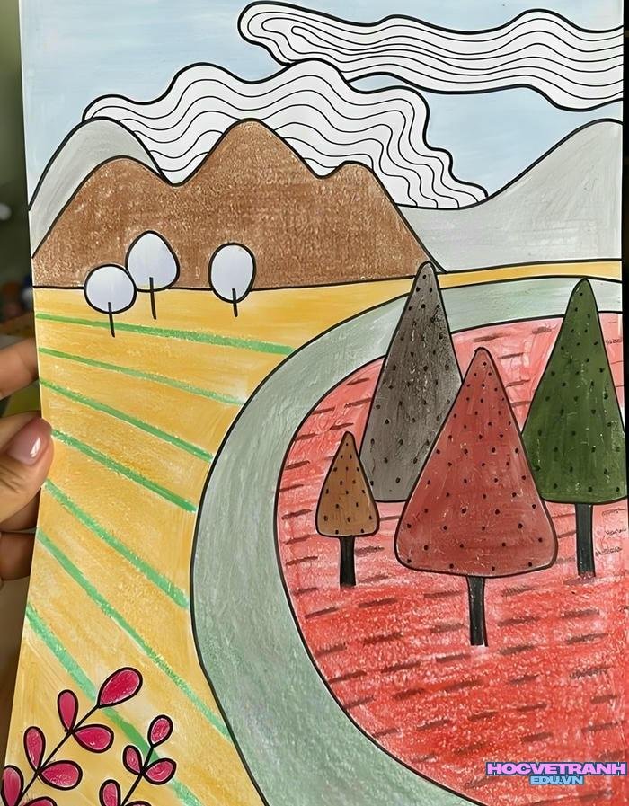 bức tranh đồng quê