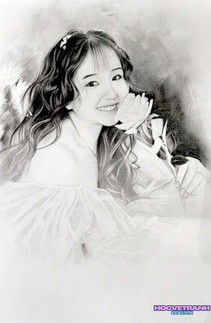 cách vẽ tranh bằng bút chì đơn giản