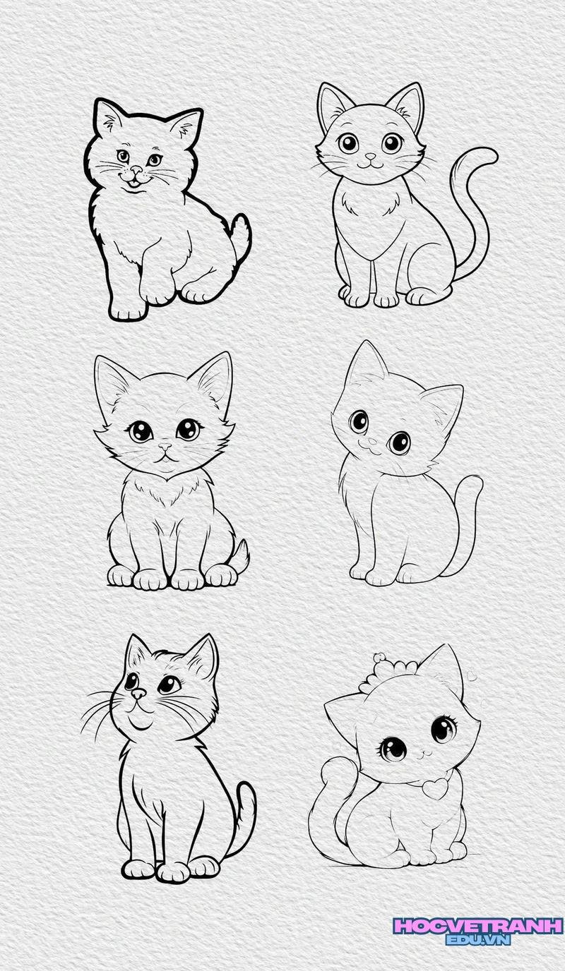 con mèo đơn giản