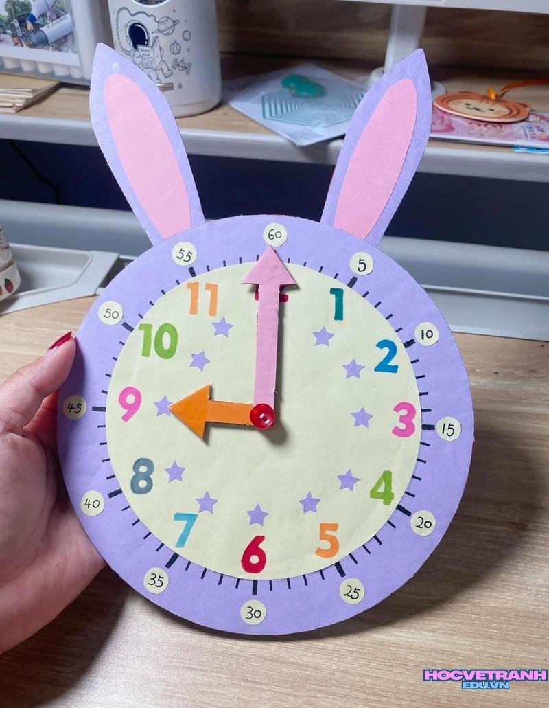 đồng hồ vẽ tay