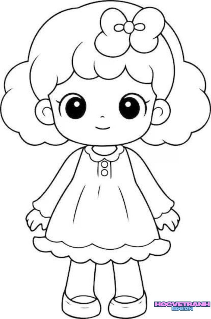 hình ảnh tranh tô màu cho bé xinh nhất