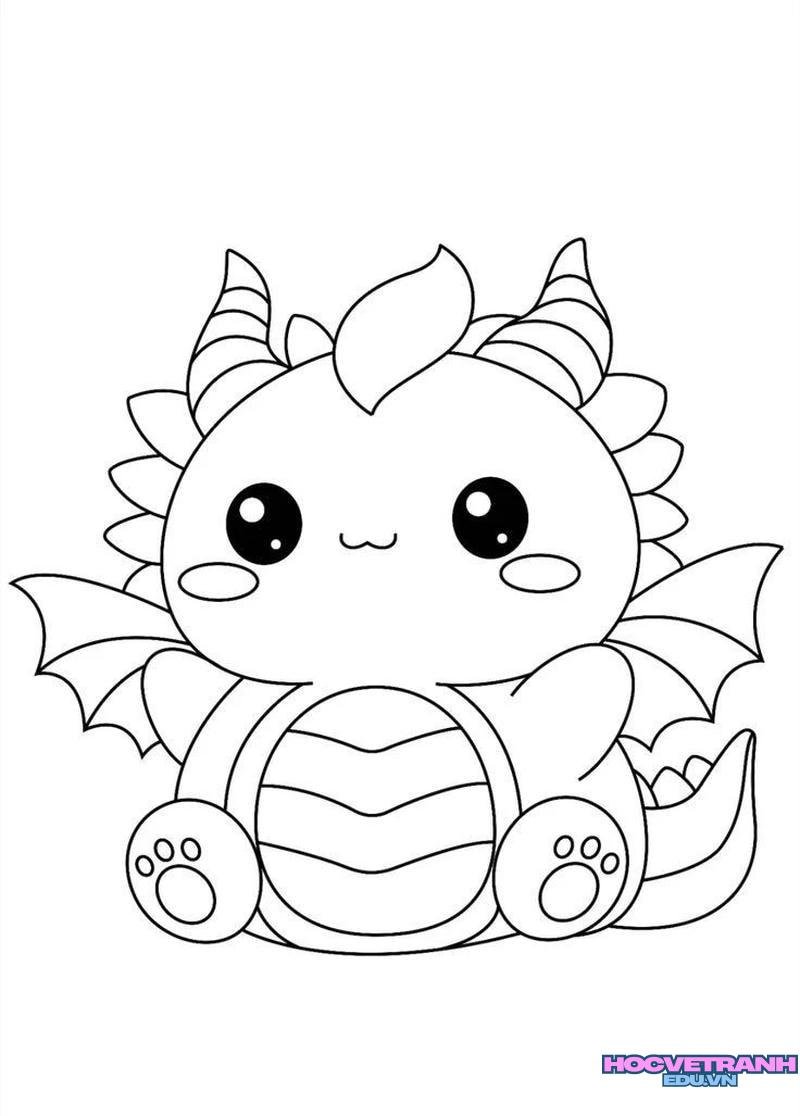 hình ảnh vẽ tranh con rồng