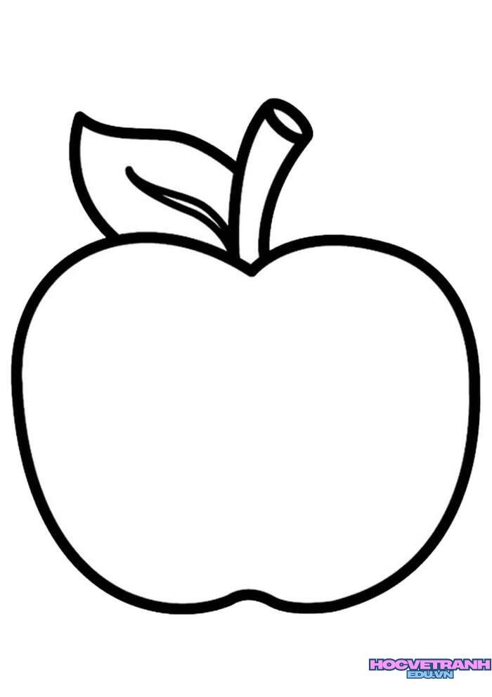 hình tranh tô màu các loại quả đẹp nhất