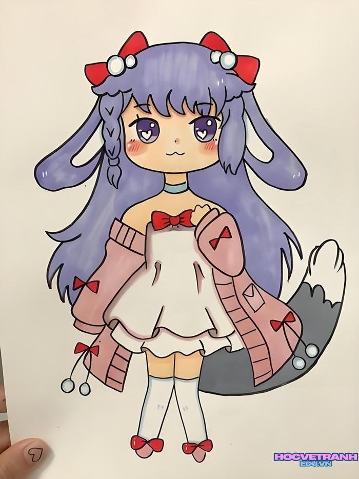 hình vẽ anime cute