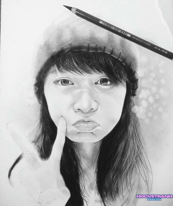 hình vẽ chân dung đơn giản