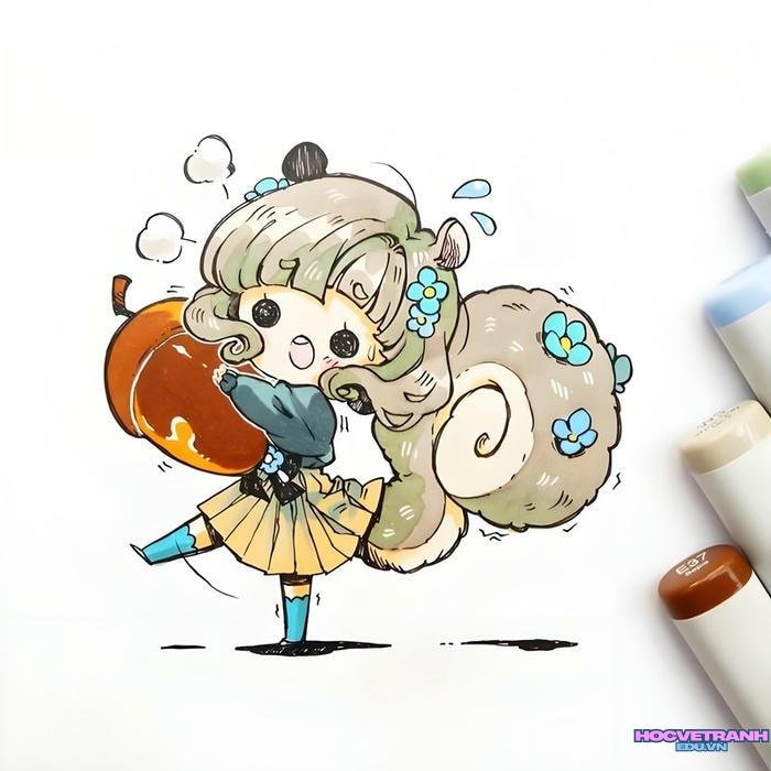 hình vẽ chibi cute