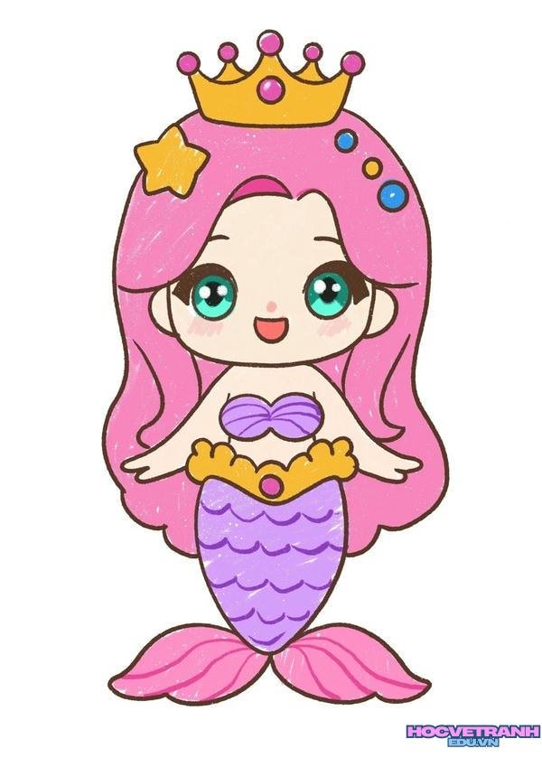 hình vẽ công chúa elsa