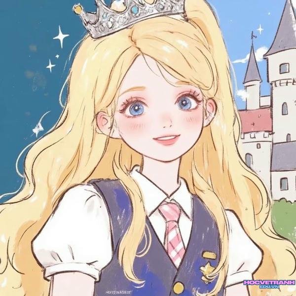 hình vẽ công chúa