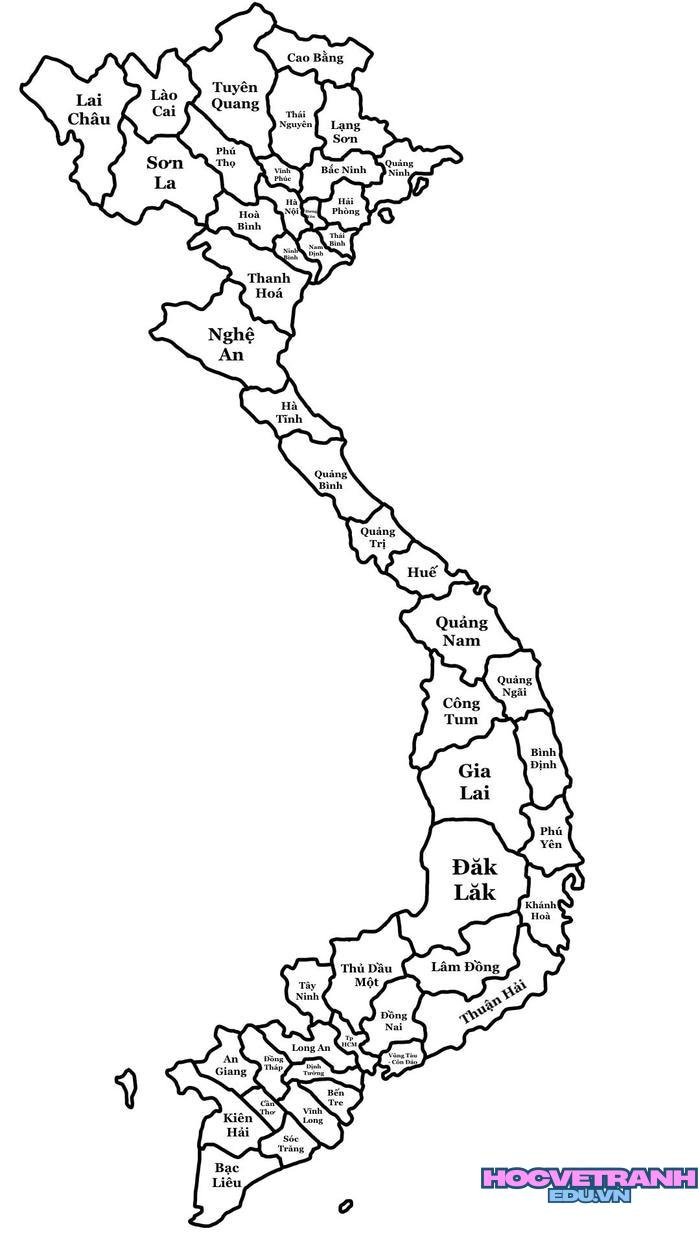 mẫu vẽ tranh bản đồ việt nam nghệ thuật