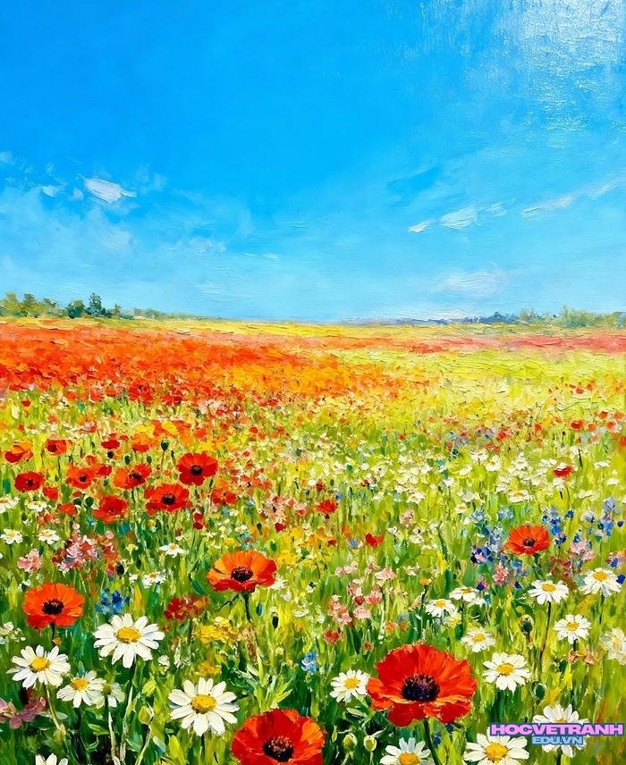 mẫu vẽ tranh bằng ai nghệ thuật