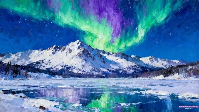 mẫu vẽ tranh bằng ai xu hướng