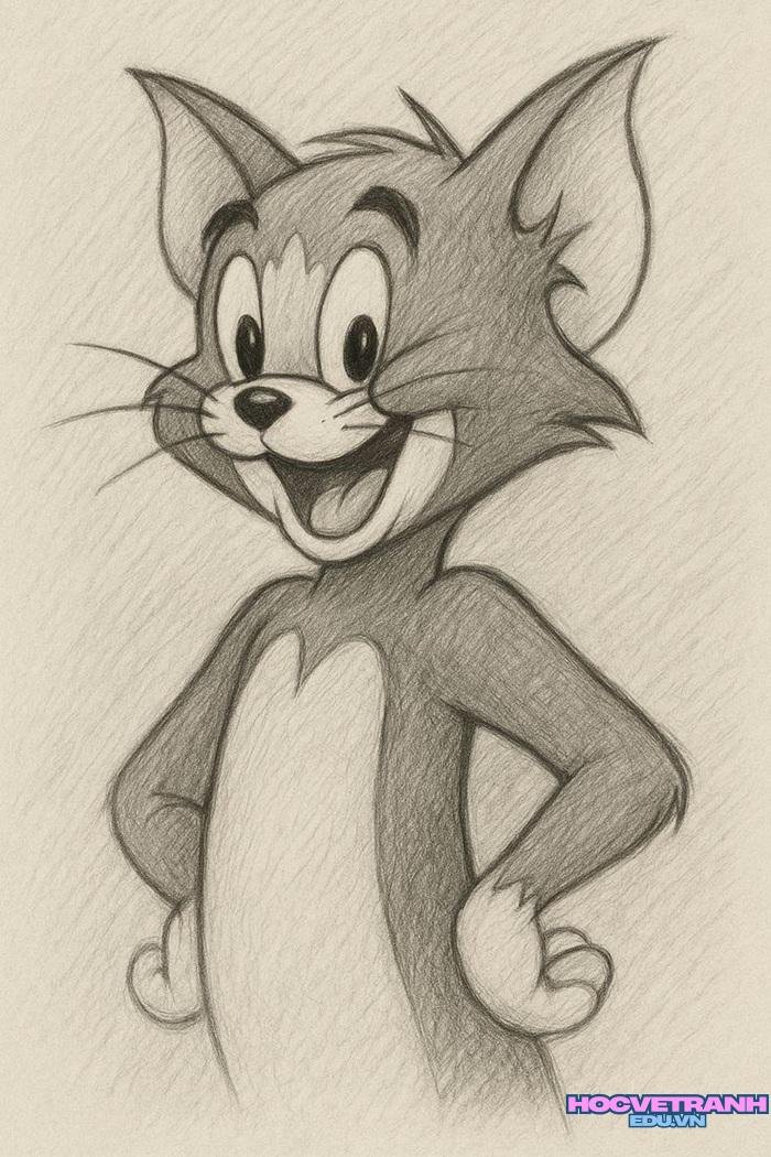 mẫu vẽ tranh bằng bút chì cực đẹp