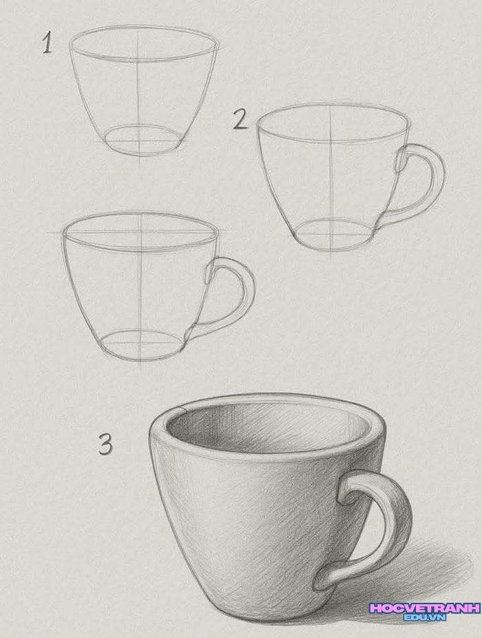 mẫu vẽ tranh bằng bút chì nghệ thuật