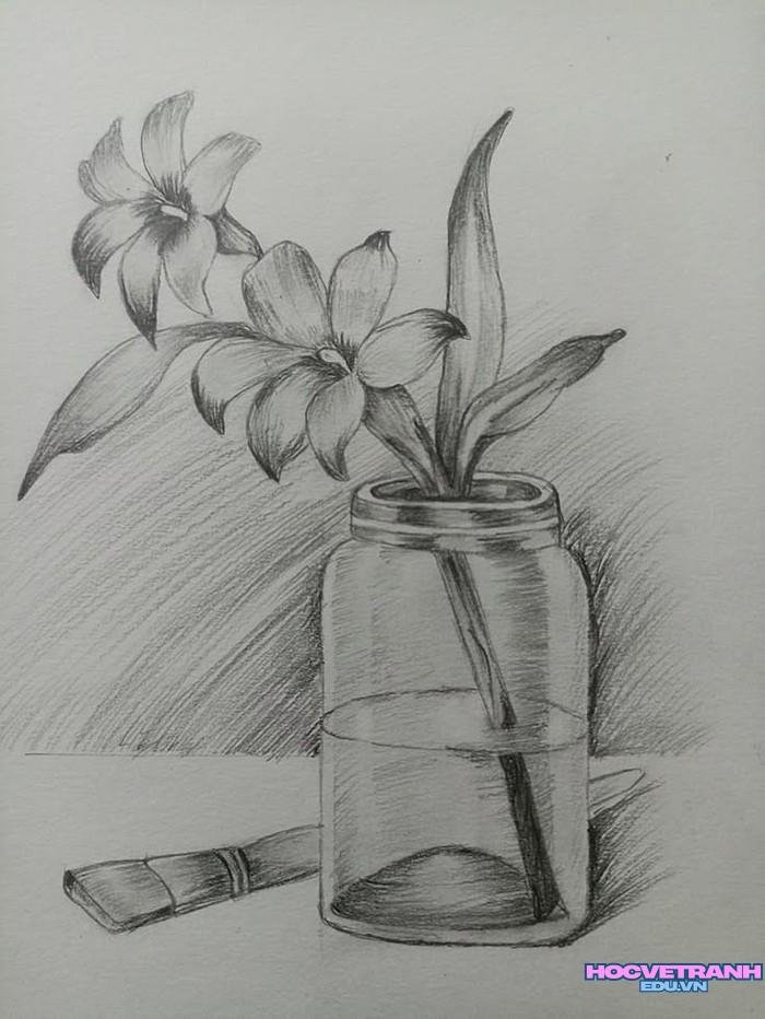 mẫu vẽ tranh bằng bút chì sáng ý tưởng