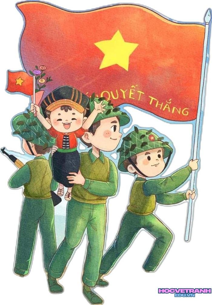 mẫu vẽ tranh bảo vệ tổ quốc ý nghĩa