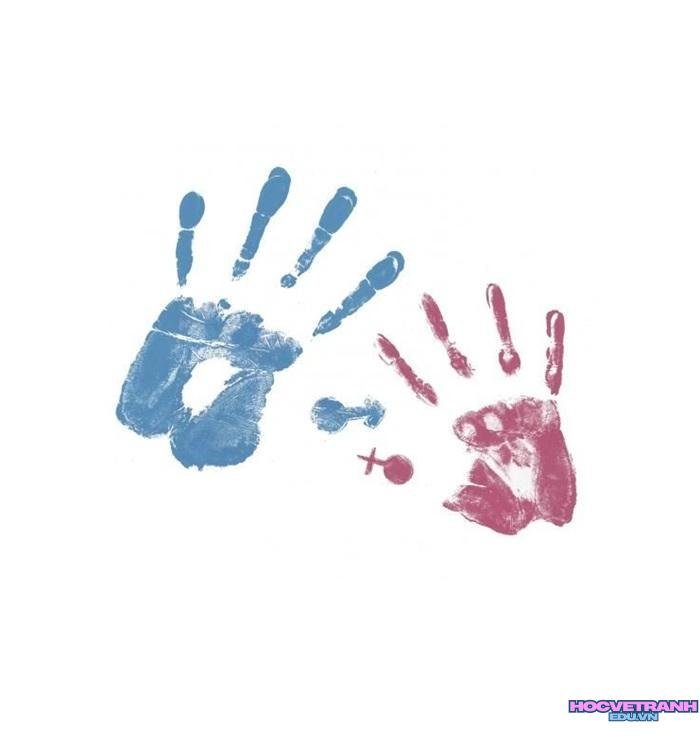 mẫu vẽ tranh bình đẳng giới đẹp