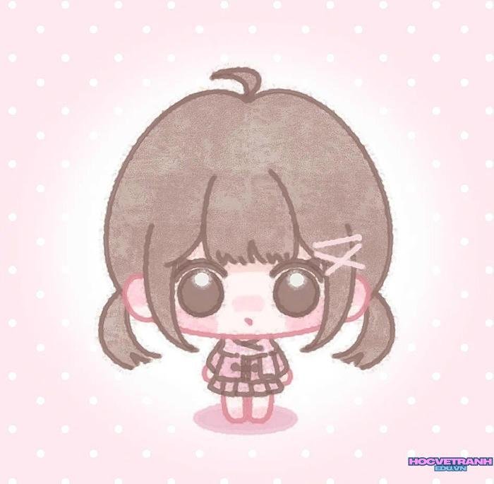 mẫu vẽ tranh chibi cute