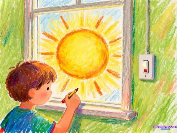 mẫu vẽ tranh chủ đề tiết kiệm