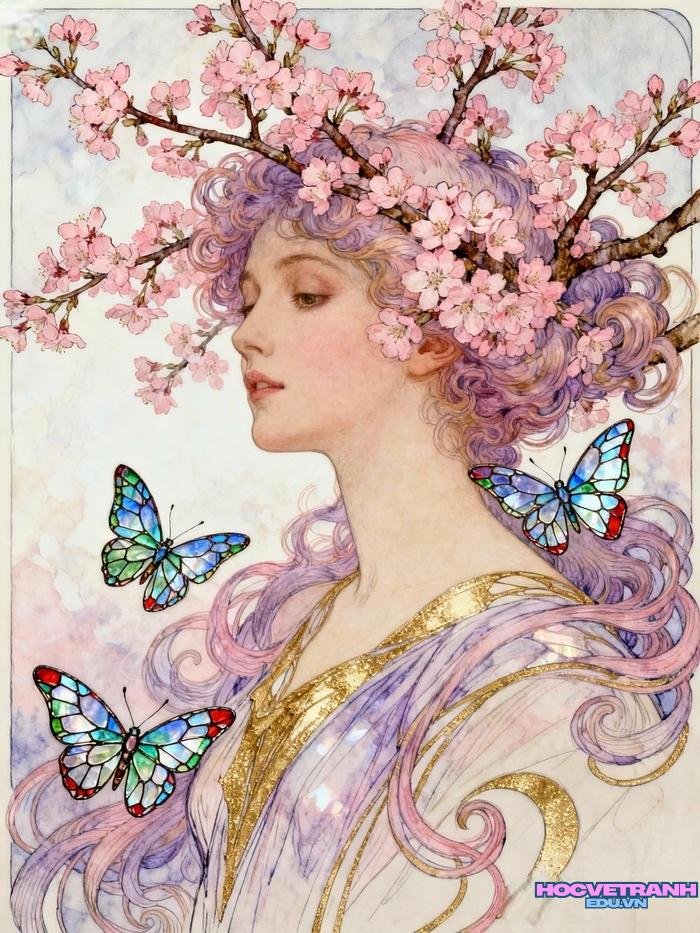 mẫu vẽ tranh chủ đề tự do chọn lọc