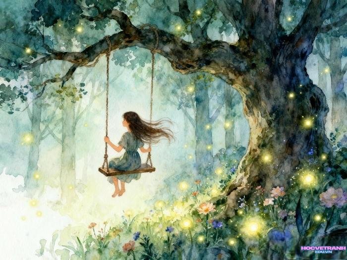 mẫu vẽ tranh chủ đề tự do siêu đẹp